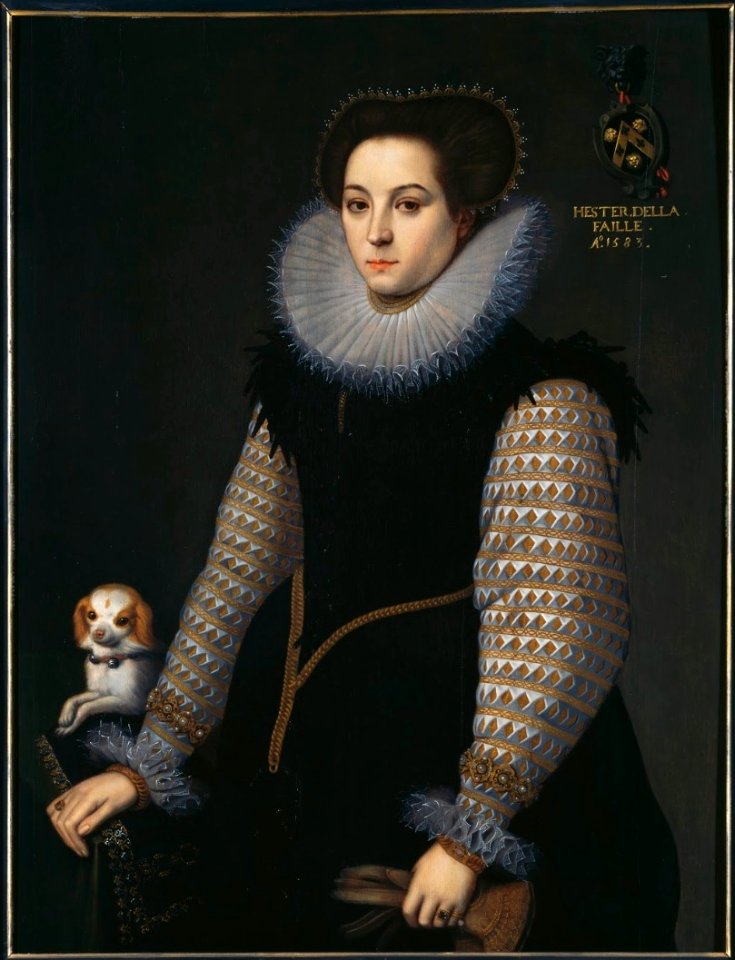 Bernaert de Rijckere - Portrait of Hester della Faille