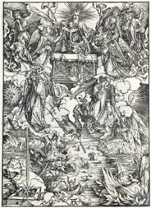 08. Albrecht Dürer, Apokalypsa, VI. Sedm trub, Národní galerie v Praze