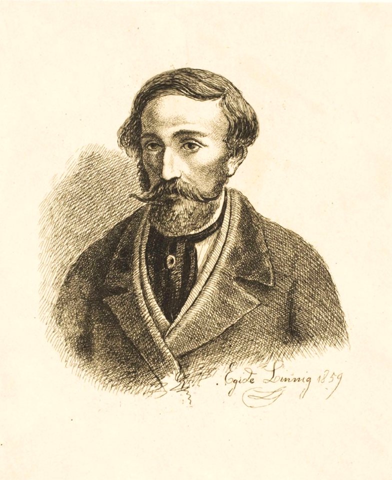 Egide Linnig (1821-1860) - Self-Portrait