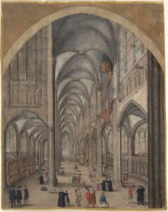 Jacob van der Heyden (attr.) - Interior of Strasbourg Cathedral