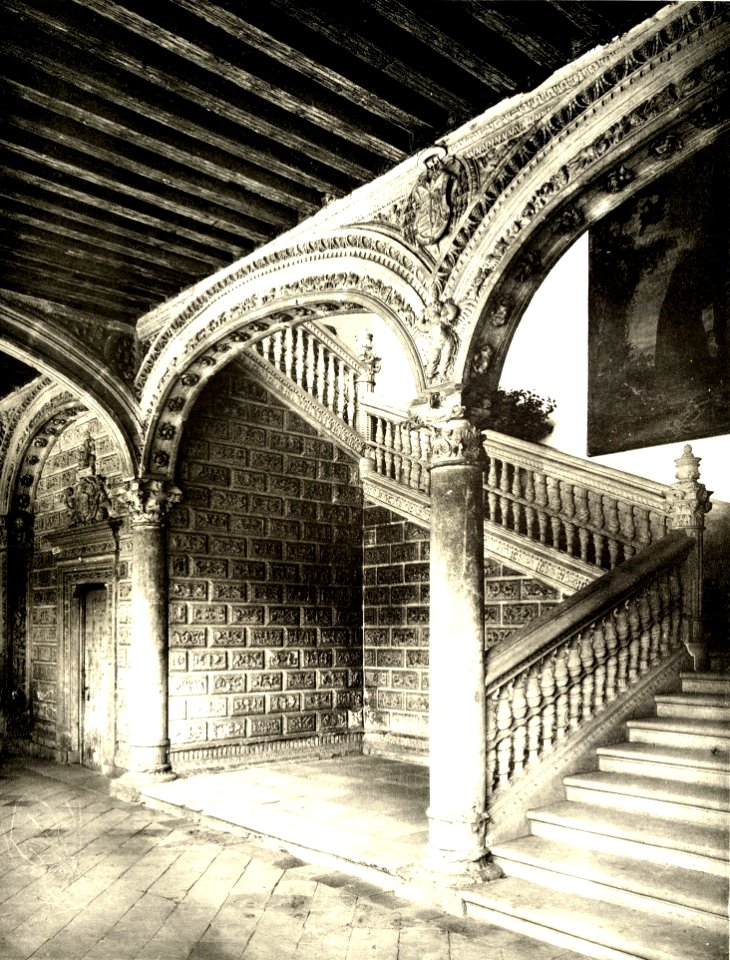 093 Alcalá de Henares Treppenhaus des erzbischöflichen Palais