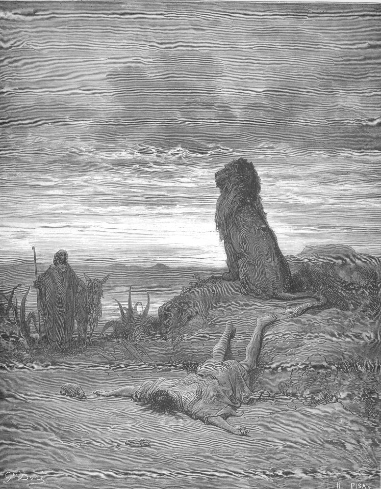 088.The Disobedient Prophet Is Slain by a Lion