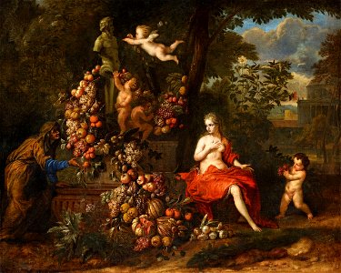 Jan Pauwel Gillemans the Younger - Vertumnus and Pomona