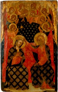 1 Catarino. Coronation of the Virgin. (120x75) 1360s State Hermitage, Sanct Peterburg
