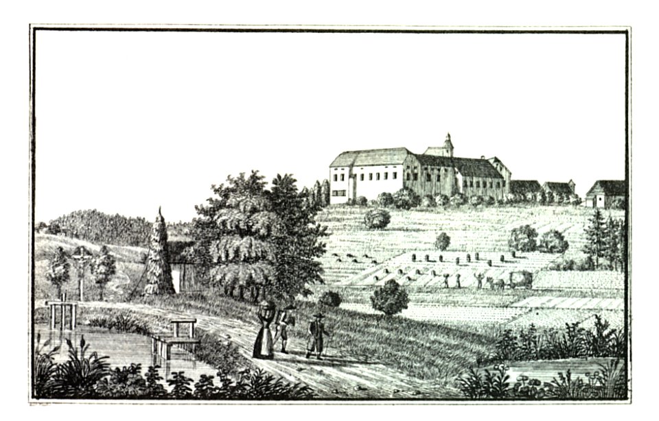 095 Schloss St. Josef bei Graz - J.F.Kaiser Lithografirte Ansichten der Steiermark 1830