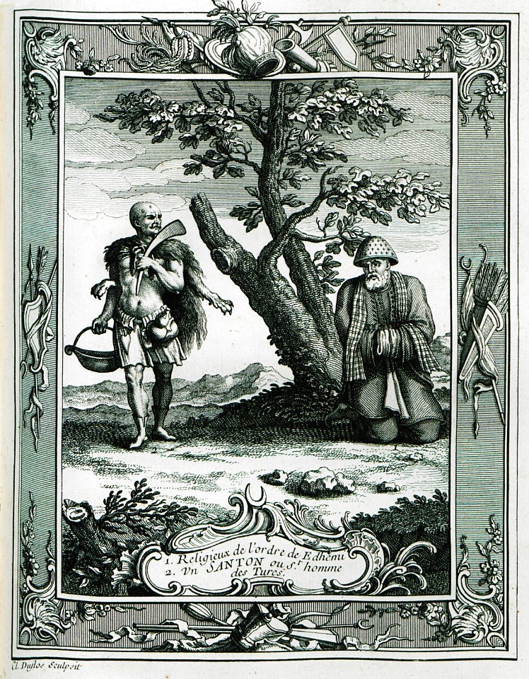 1 Religieux de l'ordre de Edhemi 2 un Santon ou sthomme Turc - Guer Jean-antoine - 1746
