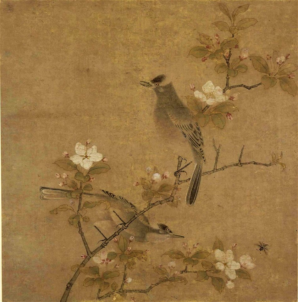 10 Style of Qian Xuan. Flowers and Birds, first half of the 14th Century, Cleveland MOA
