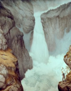 1. Fossen (The waterfall), 1907. Free illustration for personal and commercial use.