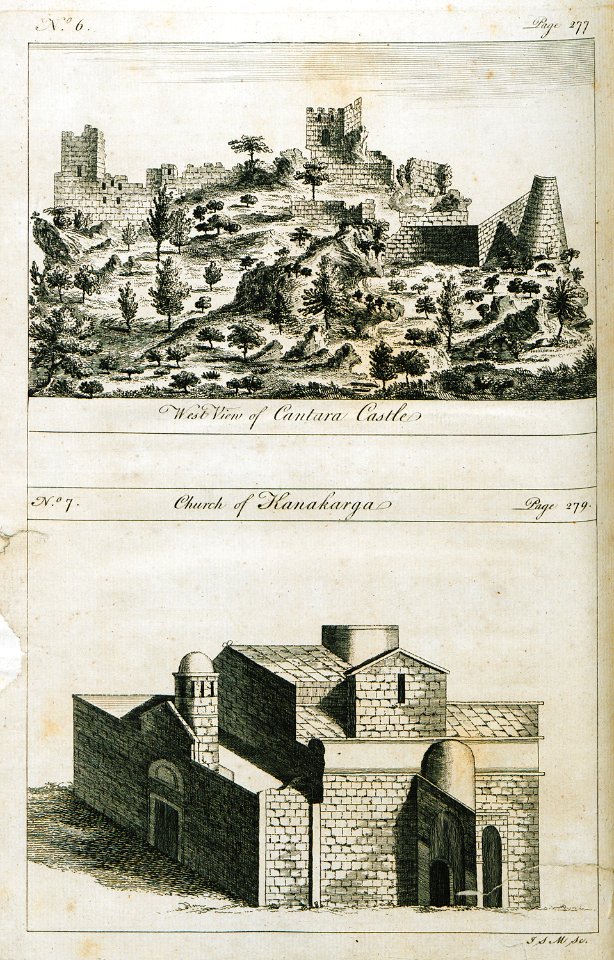 1 West view of Cantara Castle 2 Church of Kanakarga - Drummond Alexander - 1754