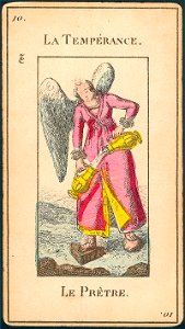 10 La Temperance - H. Pussey Grand Etteilla Tarot Deck