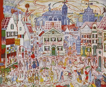 1. Decor (uit- La Gamme d'Amour), James Ensor, Mu.ZEE Oostende, SM001760