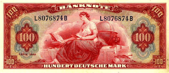 100 DM Serie1 Vorderseite
