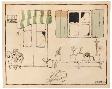 10. Torné Esquius. Dibuix original per a Els dolços indrets de Catalunya. c. 1903. Col·lecció Ramon Sancho