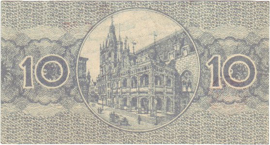 10 Pfennig Köln 1920 back