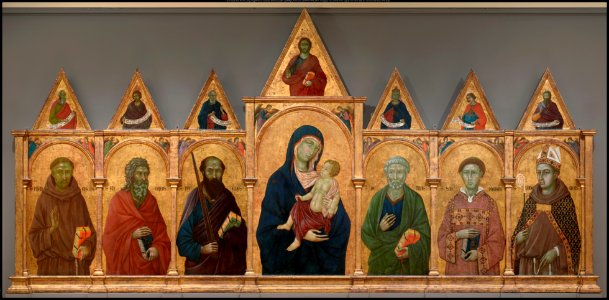 1. UgolinoDiNerio Polyptych. The Clark Art Institute, Williamstown, Massachusetts.