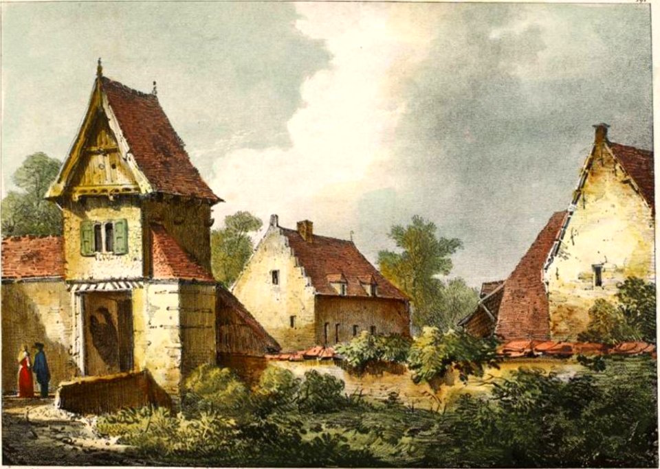 100. Restes du Château de Dry Toren, à Perck près Vilvorde