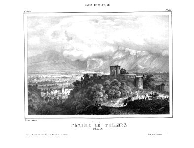 1040 album dauphiné, Plaine de Tullins, Isère, by VC