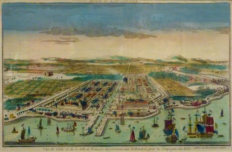 104 Vue de Batavia XVIIIème siècle Auteur anonyme