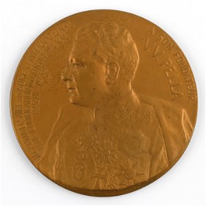 10me Anniversaire du Bureau International Pour l'Unification du Droit Pénal, medal by Pierre Theunis, Belgium, (1938), Coins and Medals Department of the Royal Library of Belgium, 2N164 - 11 (recto)