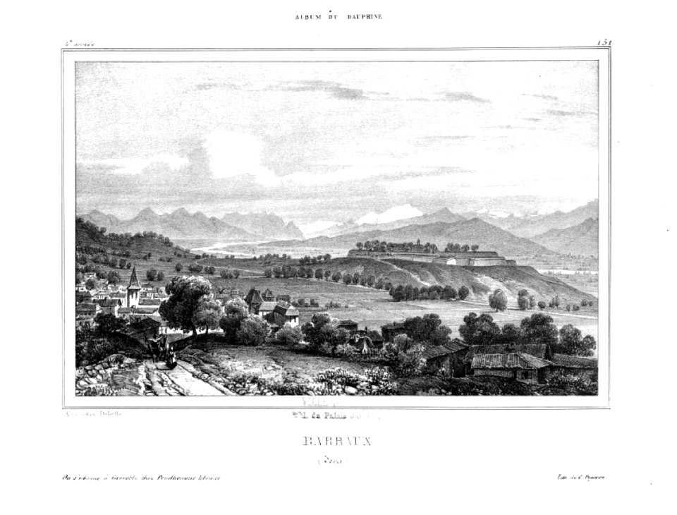 1055 album dauphiné, Barraux, Isère, by AD