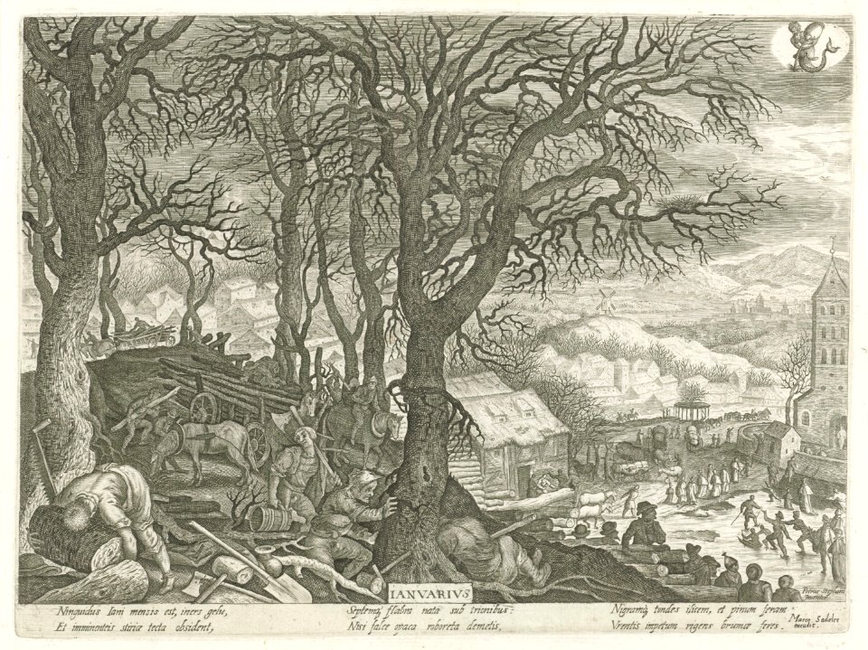 Aegidius Sadeler, Pieter Stevens II - January