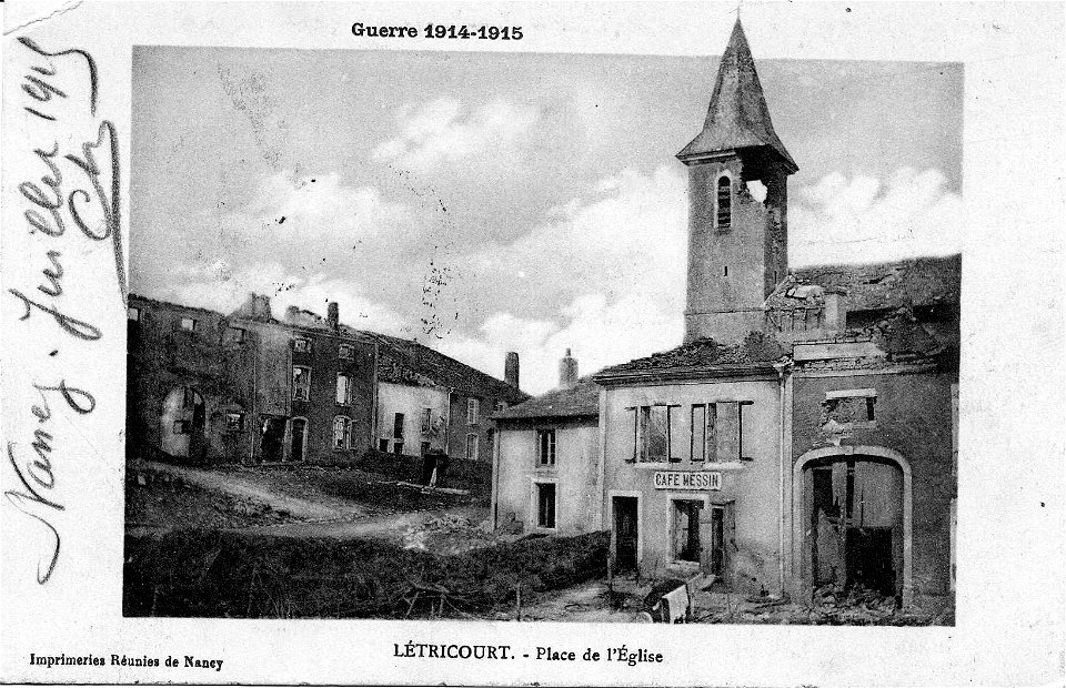 100Fi571 Letricourt 1914-1918