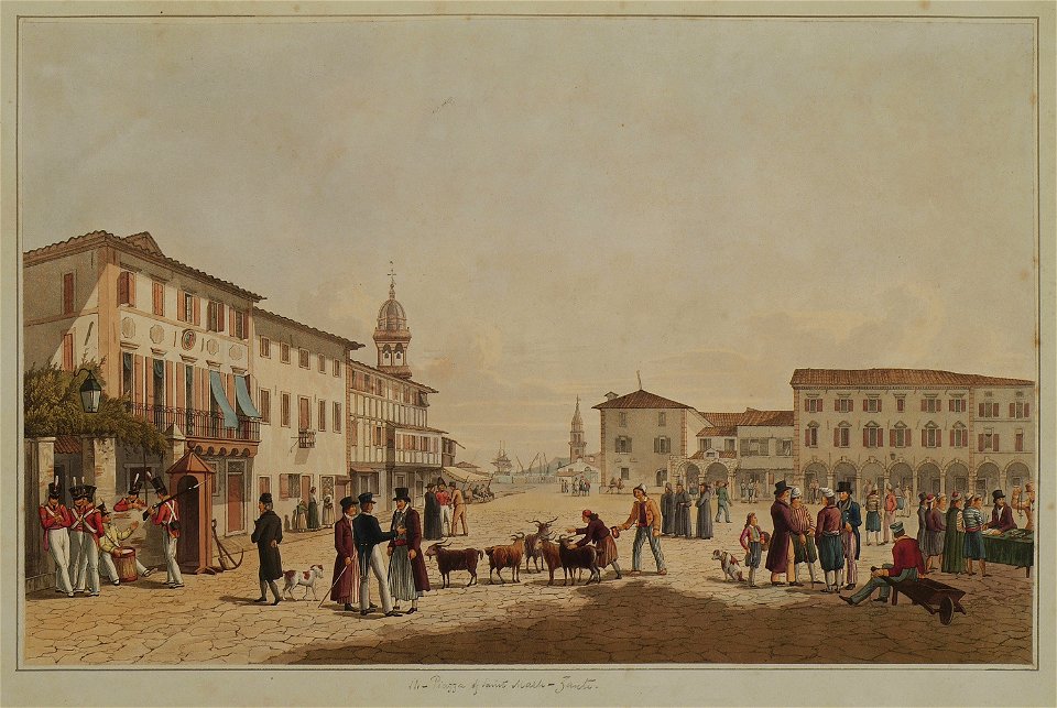 11 Piazza of Saint Mark – Zante - Cartwright Joseph - 1821