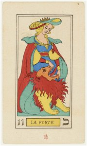 11 La Force, Oswald Wirth Tarot Deck 1889 BnF