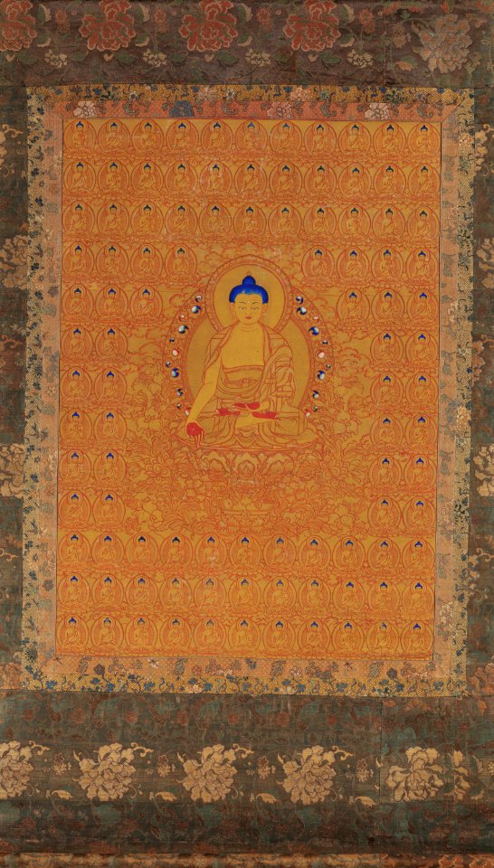 101 Buddhas. Tibetan Hanging Scroll (CBL Tb 1850)