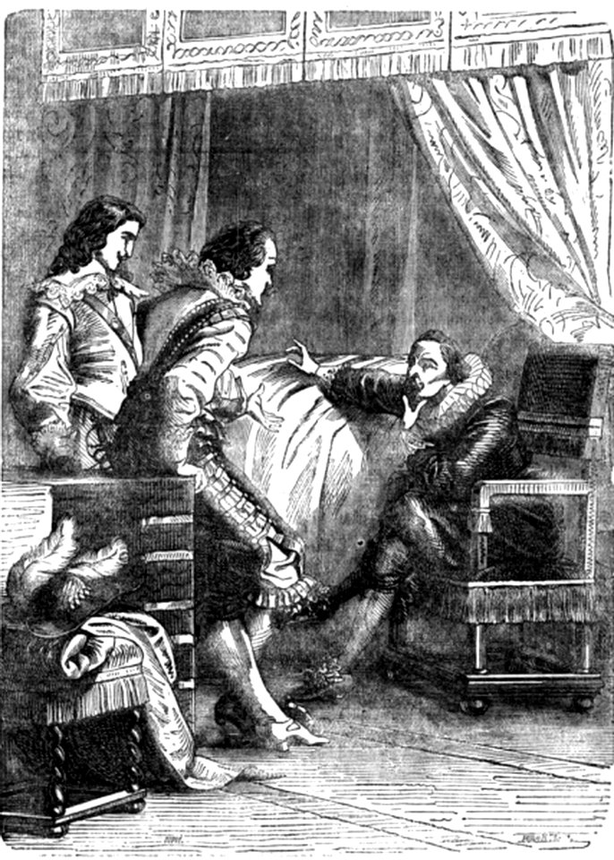 102 Interview of James I. with Prince Charles and Buckingham