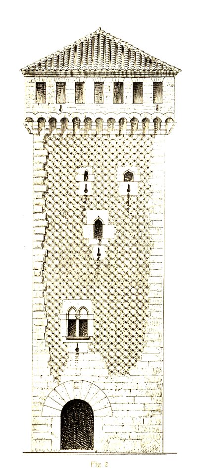 111-2 - Segovia Torre de la casa de Marques de Lozoya