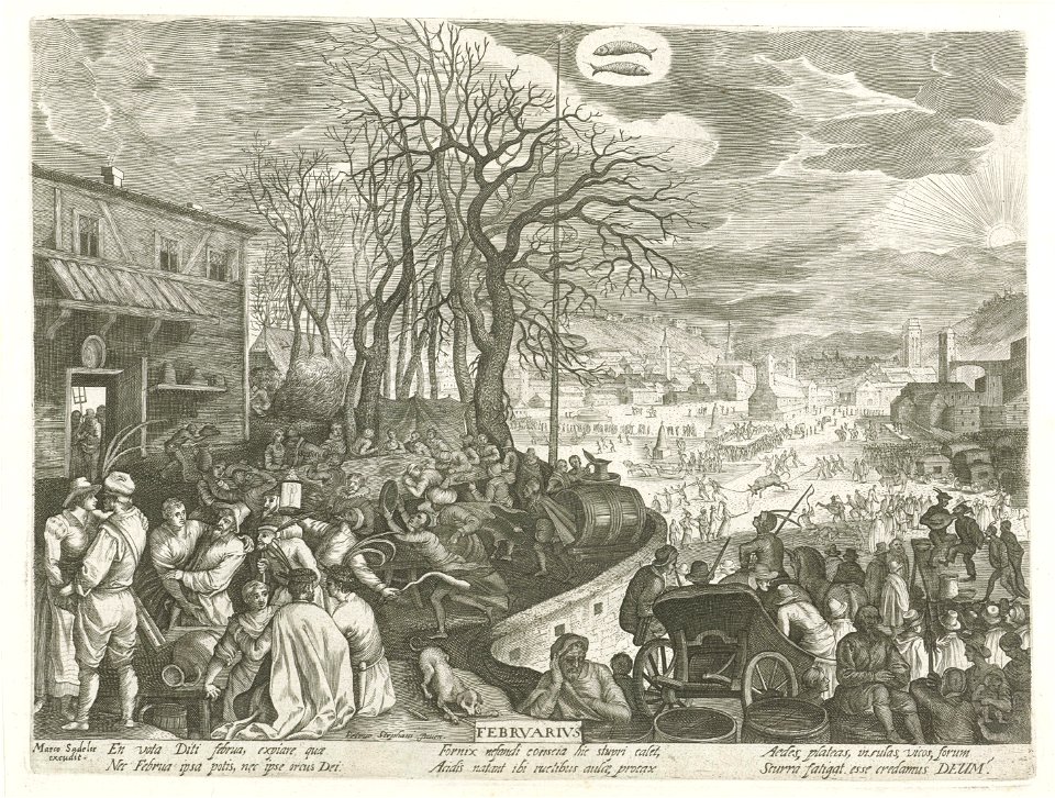 Aegidius Sadeler, Pieter Stevens II - February