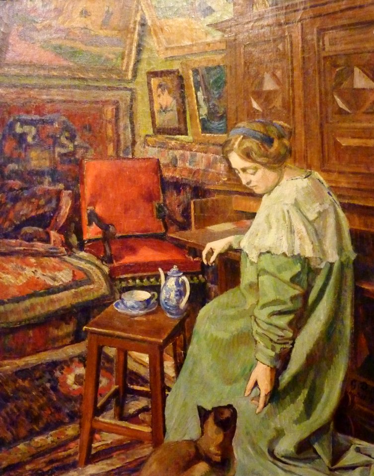 111 Daniel de Monfreid Intérieur d'atelier à la chatte siamoise