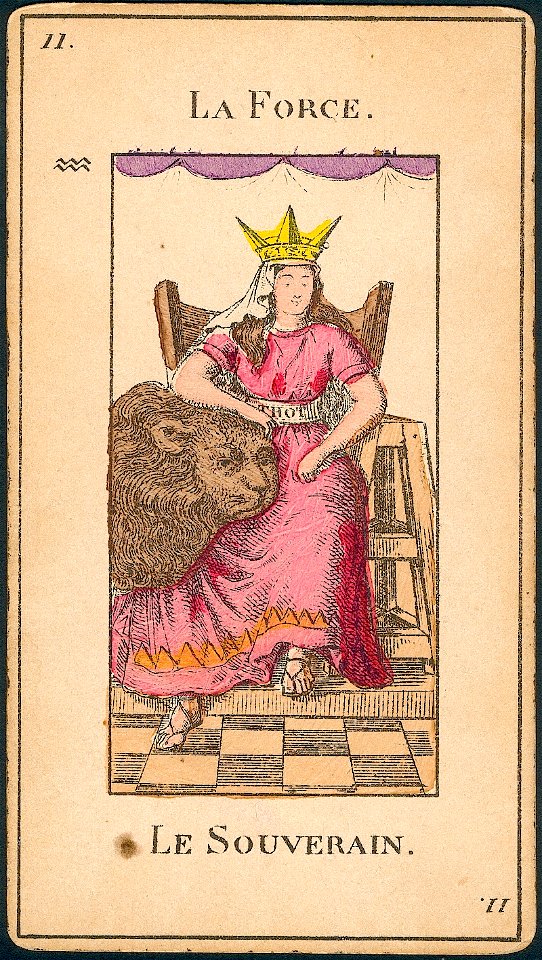 11 La Force - H. Pussey Grand Etteilla Tarot Deck