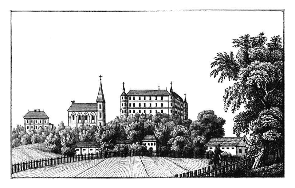 112 Groß-Sonntag, Schloß - Velika Nedelja - J.F.Kaiser Lithografirte Ansichten der Steiermark 1830