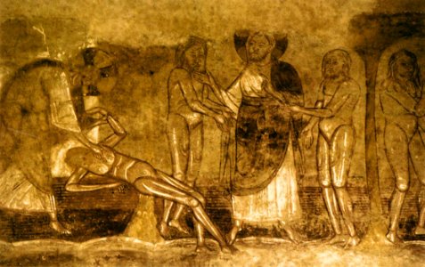 11th century unknown painters - The Creation of Adam and Eve - WGA19705