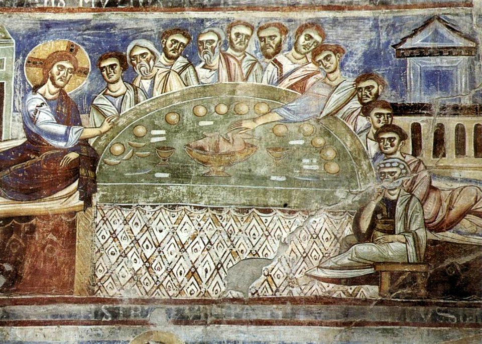 11th century unknown painters - Last Supper - WGA19748