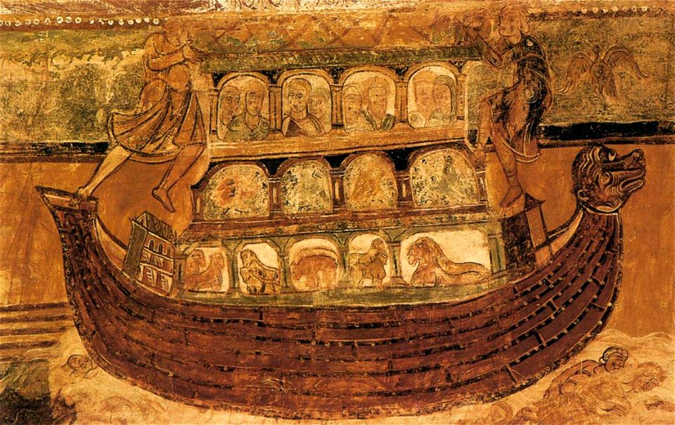 11th century unknown painters - Noah's Ark - WGA19708