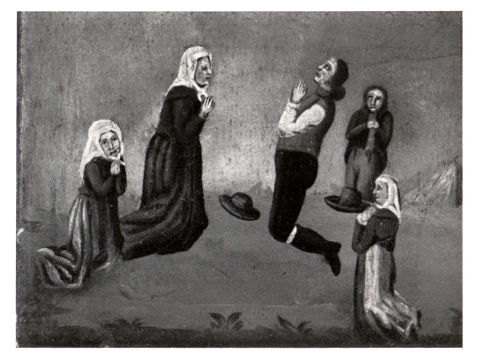 117 Ausschnitt aus einem Votivbild in der Piaristenkirche zu Gleisdorf, um 1840