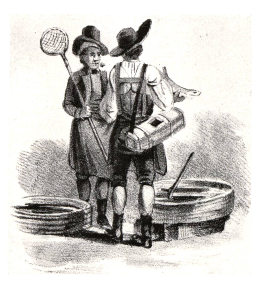 119 Fischer bei Straßengel (Grätzer Kreis), Lith. um 1860 unbek. Künstler