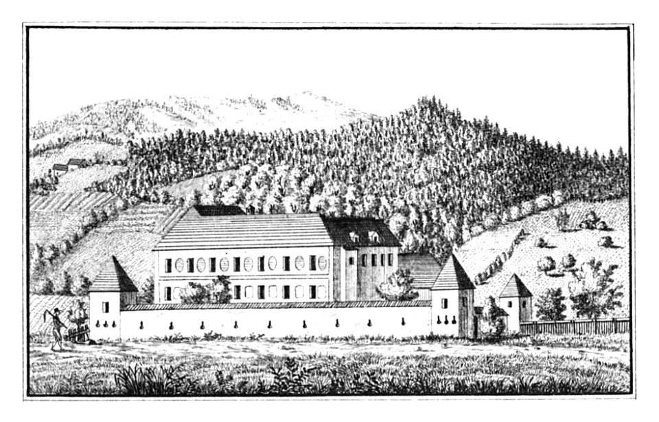 121 Schloss Hanfelden, St. Oswald-Möderbrugg - S. Kölbl - J.F.Kaiser Lithografirte Ansichten der Steiermark 1830