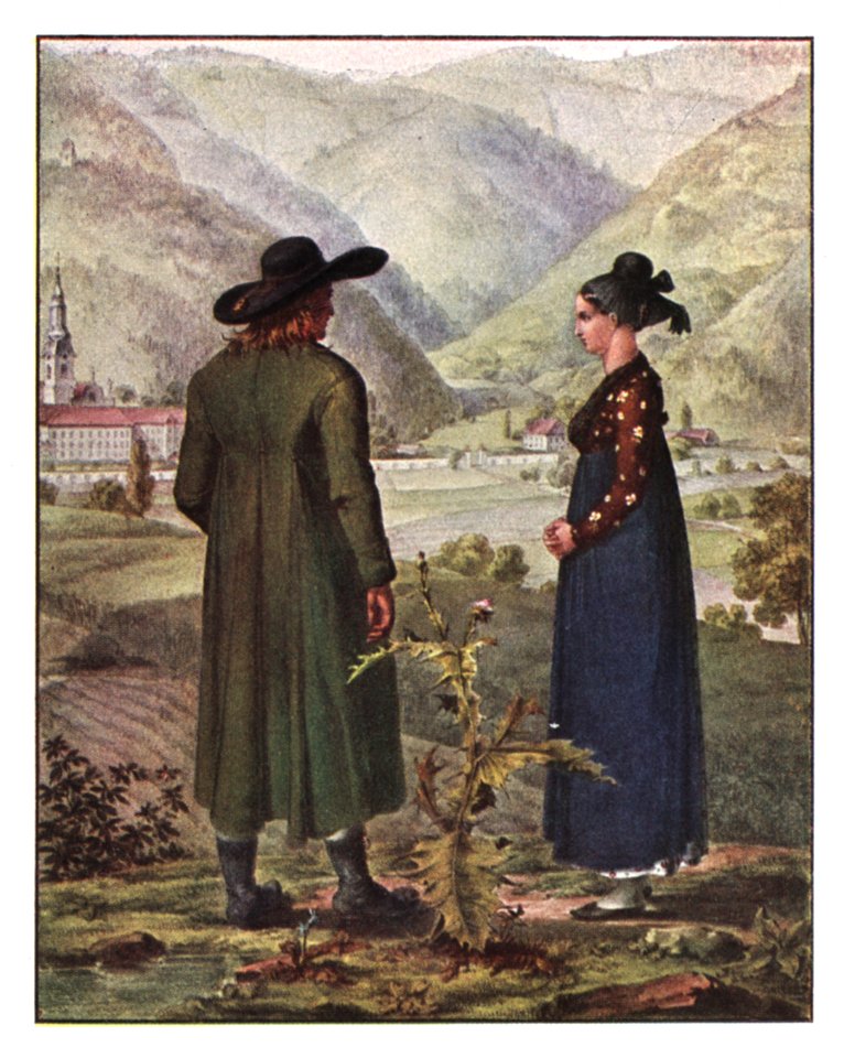 115 Bauersleute aud er Gegend des Stiftes Rein - Karl Ruß, um 1811