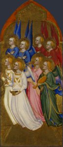 12 Jacopo di Cione. Polyptych San Pier Maggiore, detail. 1370-71 London NG