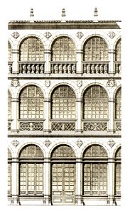 119a Tafel 9 Valladolid, Hof im Hospital zum Hl. Kreuz