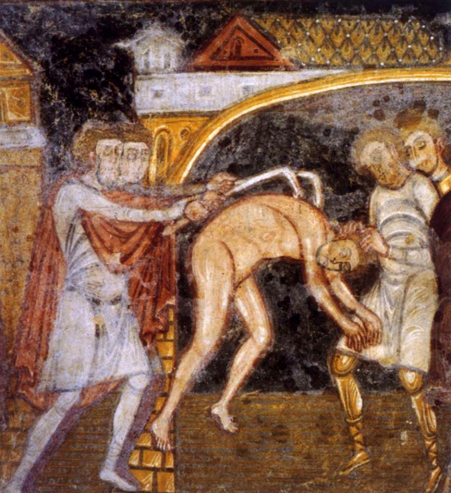 11th century unknown painters - Scene of Martyrdom - WGA19710