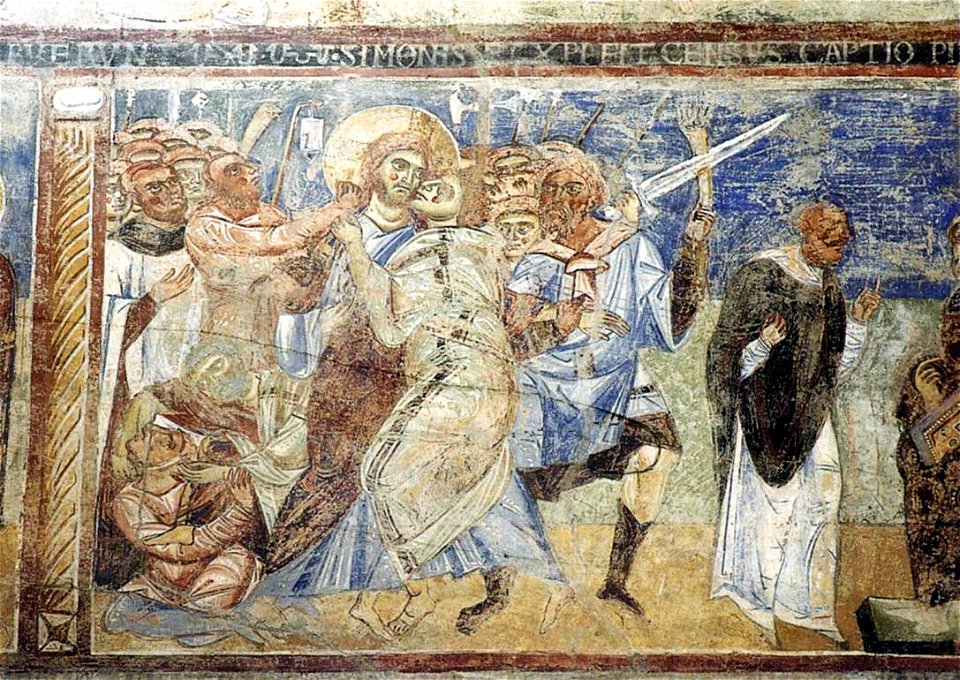 11th century unknown painters - Betrayal of Christ - WGA19747