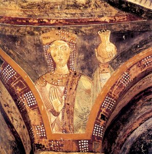 11th century unknown painters - Spandrel figure - WGA19714