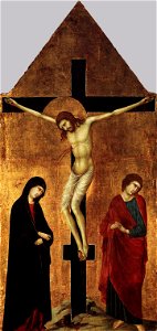 11а Ugolino di Nerio. Crucifixion 1330-35 Private coll.