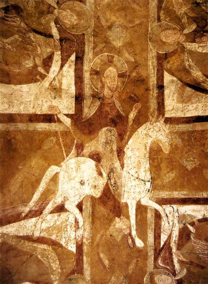 12th century unknown painters - Christ on the White Horse - WGA19722