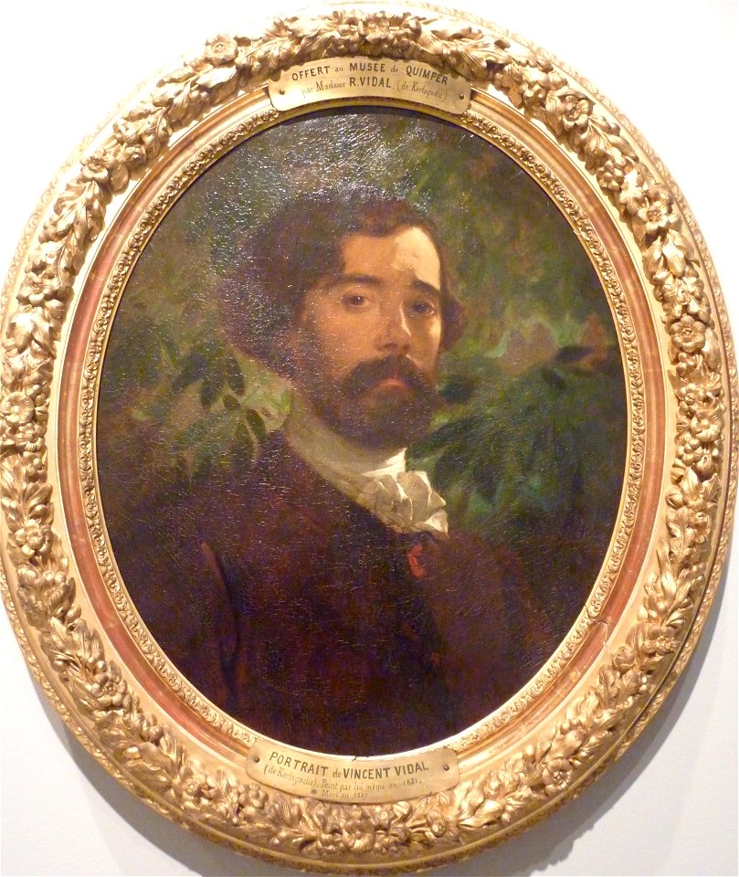 129 Vincent Vidal Portrait de l'artiste